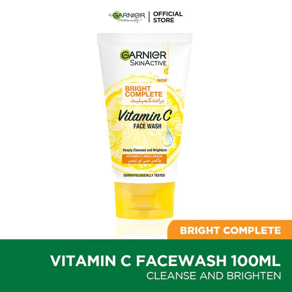 Garnier Bright Complete Vitamin C Face Wash – 100 g – image 2