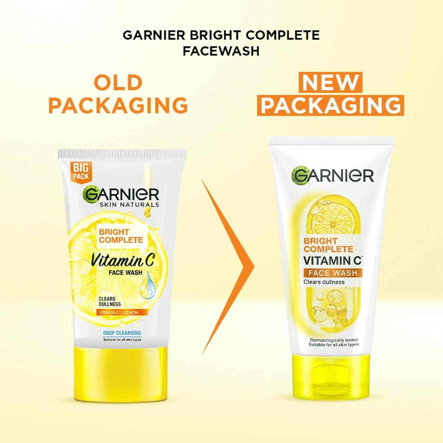 Garnier Bright Complete Vitamin C Face Wash – 100 g – image 3