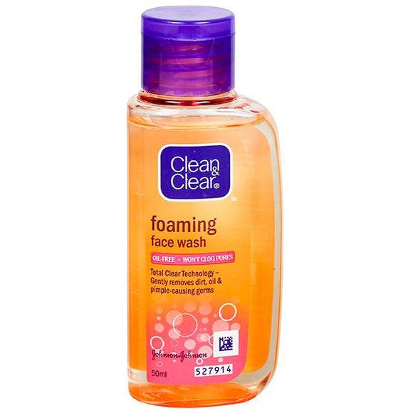 Clean & Clear Foaming Face Wash – 50 ml – image 2