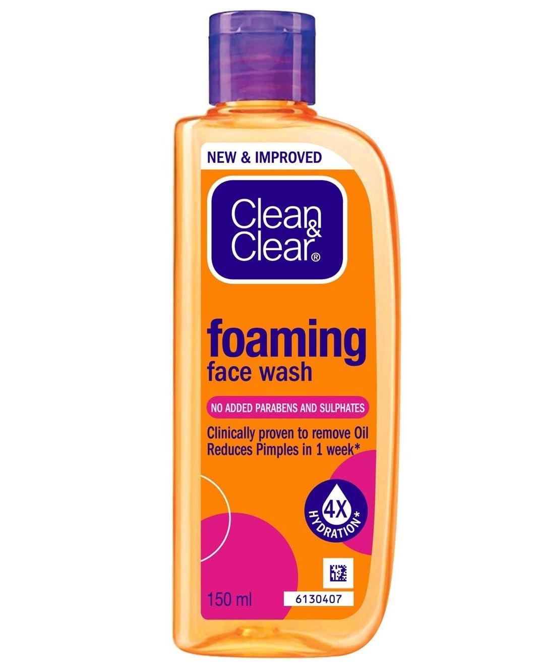 Clean & Clear Foaming Face Wash – 150 ml – image 2