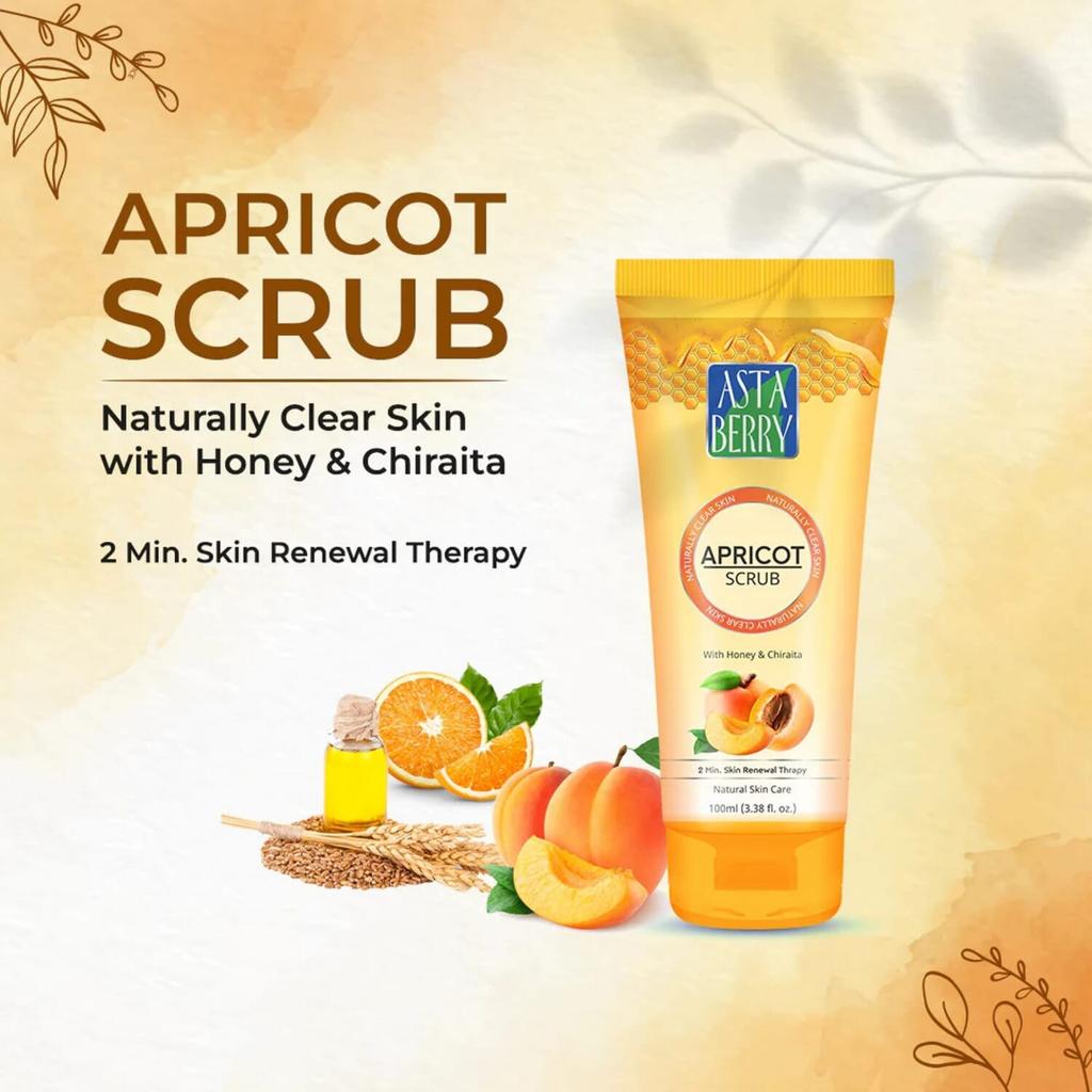 Astaberry Apricot Face Scrub – 50 ml – image 2