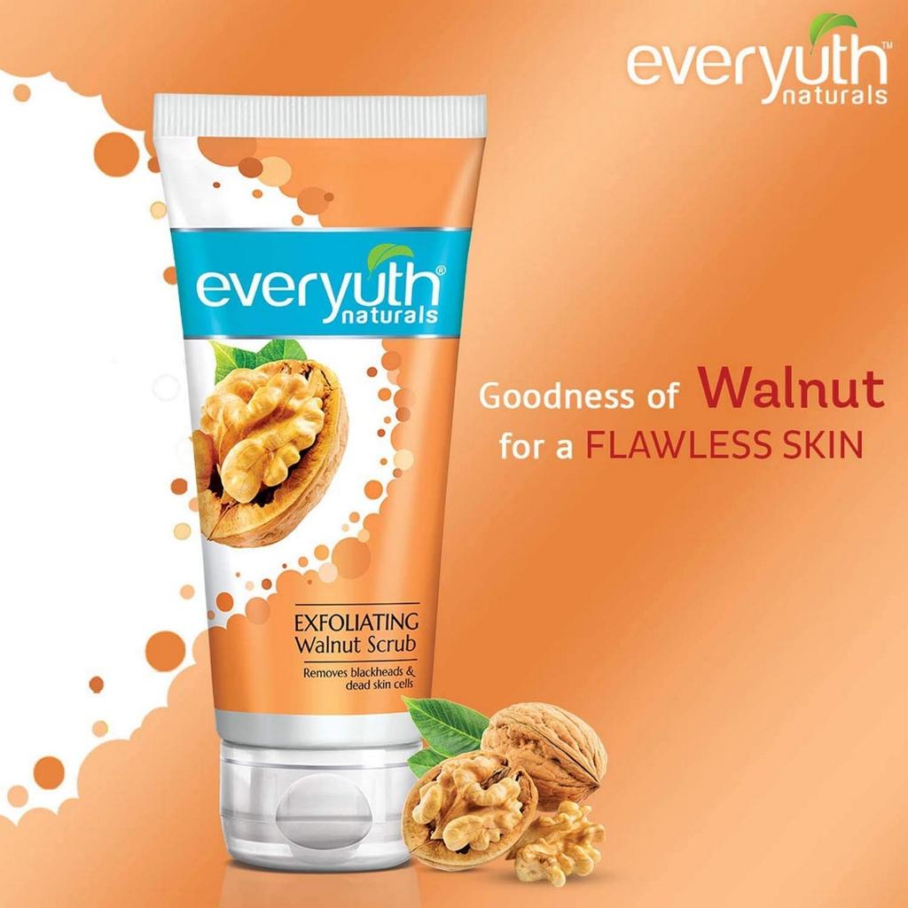 Everyuth Naturals Exfoliating Walnut Face Scrub – 50 g – image 3