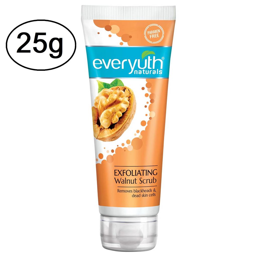Everyuth Naturals Exfoliating Walnut Face Scrub – 25 g – image 2
