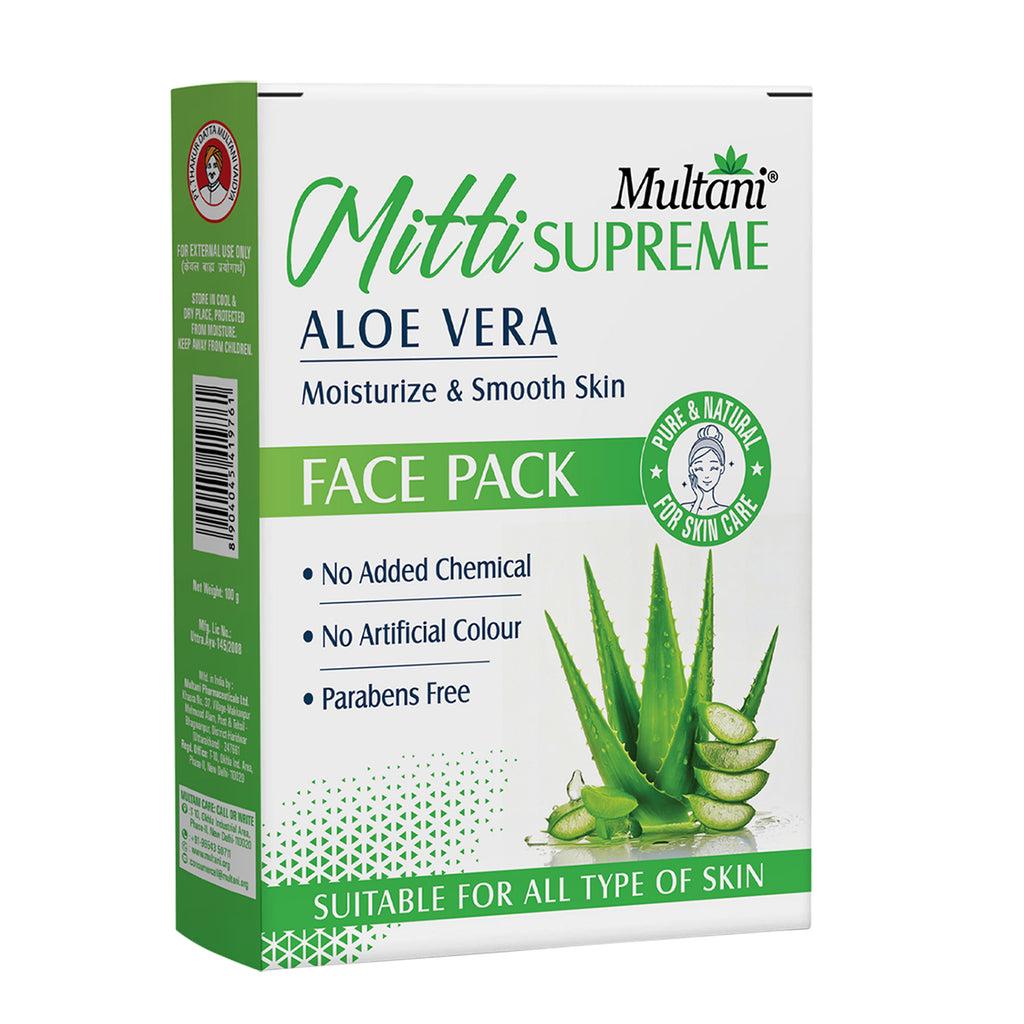 Multani Mitti Supreme Aloe Vera Face Pack – 100 g