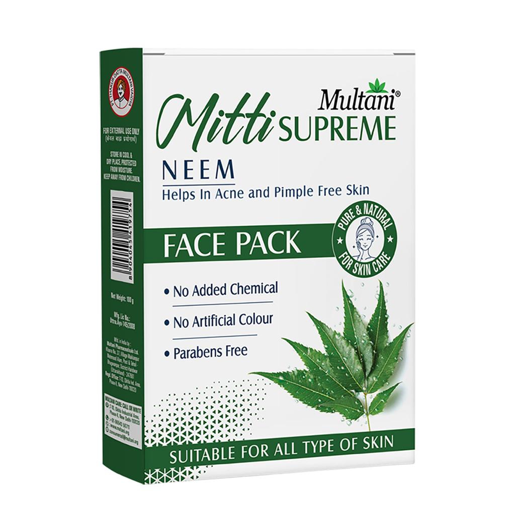 Multani Mitti Supreme Neem Face Pack – 100 g