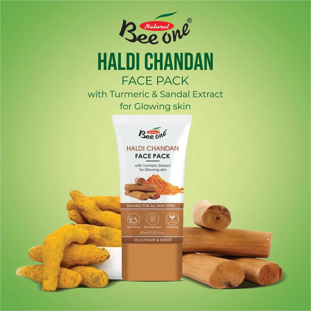 Beeone Haldi Chandan Face Pack – 60 ml – image 2