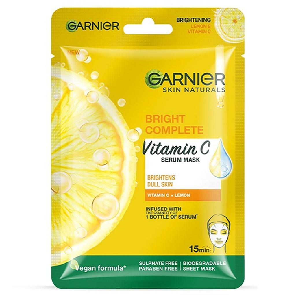 Garnier Bright Complete Vitamin C Serum Face Mask – 28 g – image 2