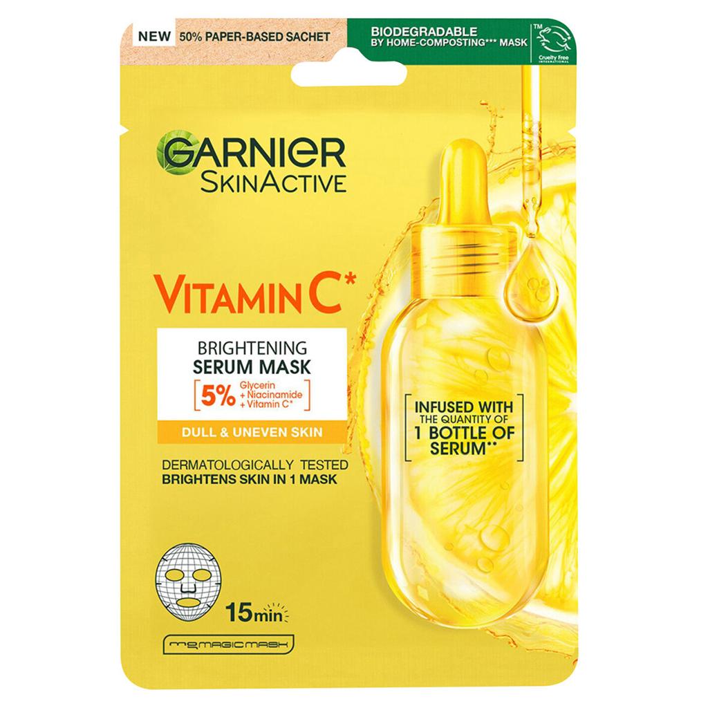 Garnier Bright Complete Vitamin C Serum Face Mask – 28 g – image 3