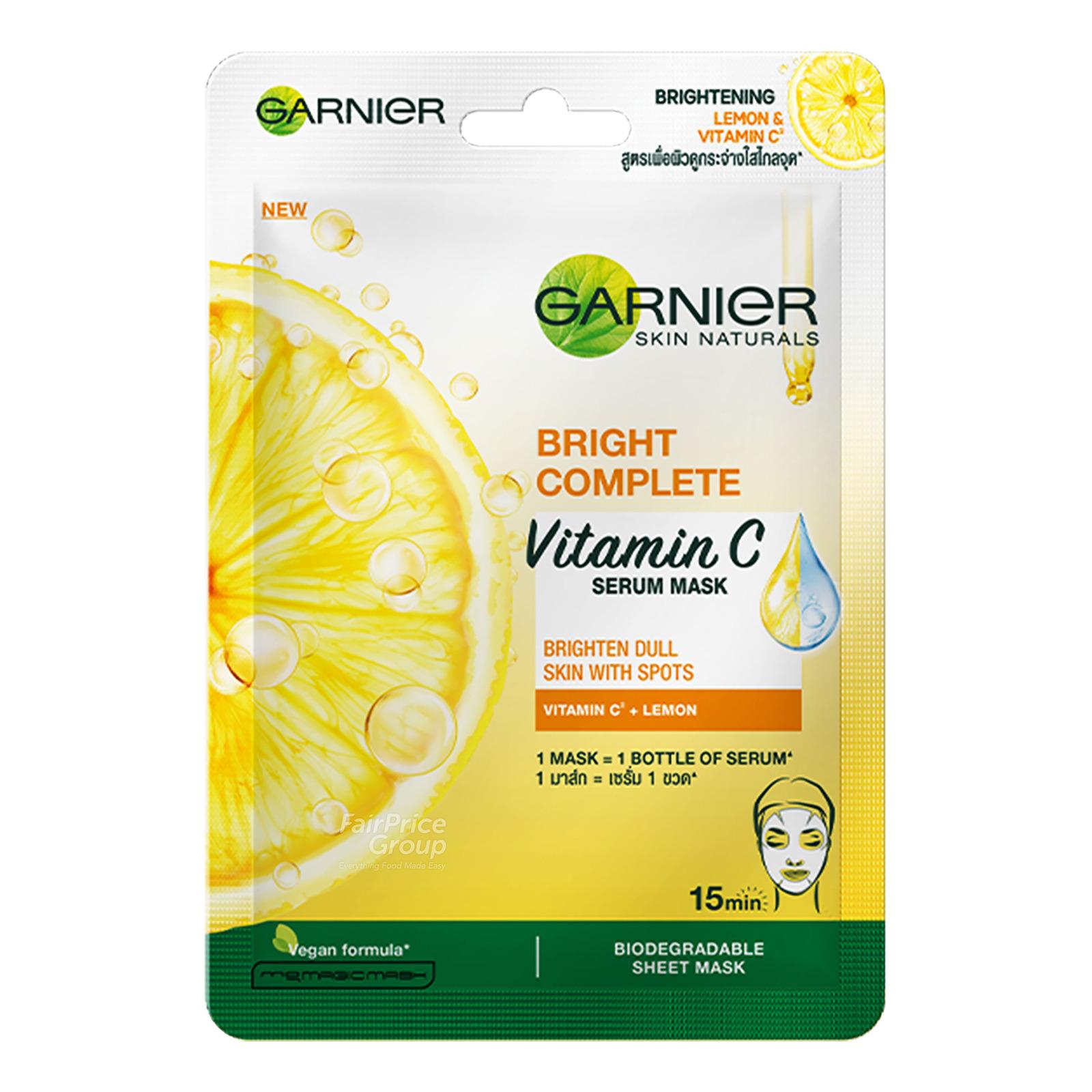Garnier Bright Complete Vitamin C Serum Face Mask – 28 g – image 4