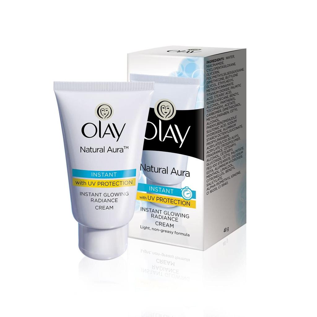 Olay Natural Aura Instant Glowing Radiance Cream – 40 g