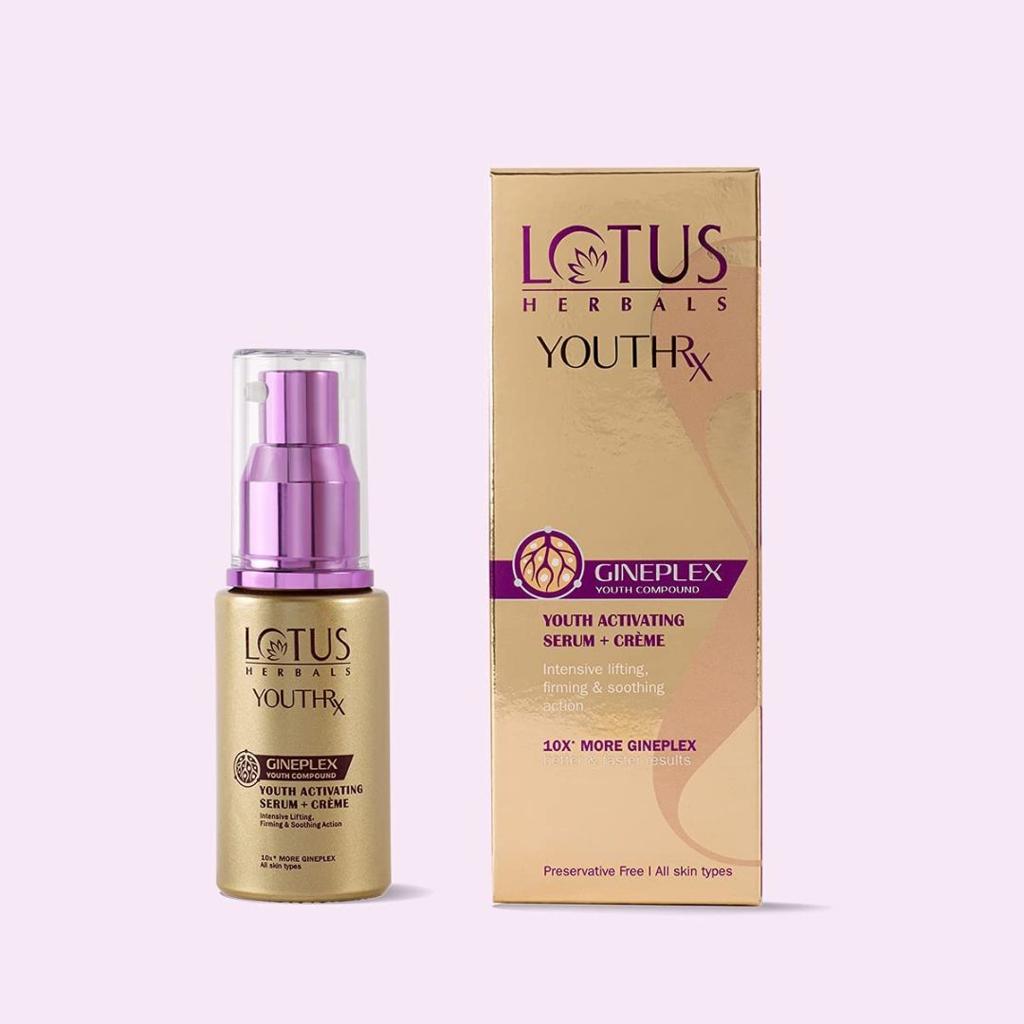 Lotus Professional YouthRx Gineplex Youth Activating Serum + Cream – 30 ml