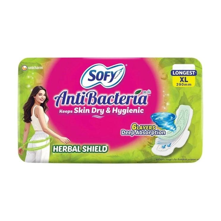 Sofy Antibacteria Herbal Shield XL – 48 Pads