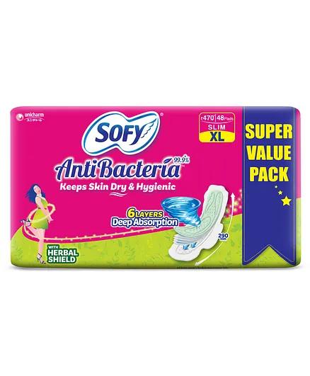 Sofy Antibacteria Herbal Shield XL – 48 Pads – image 2