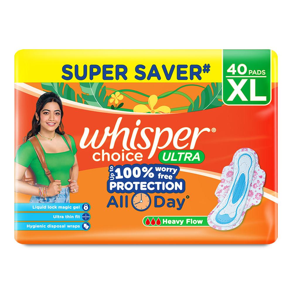 Whisper Choice Ultra XL – 40 Pads