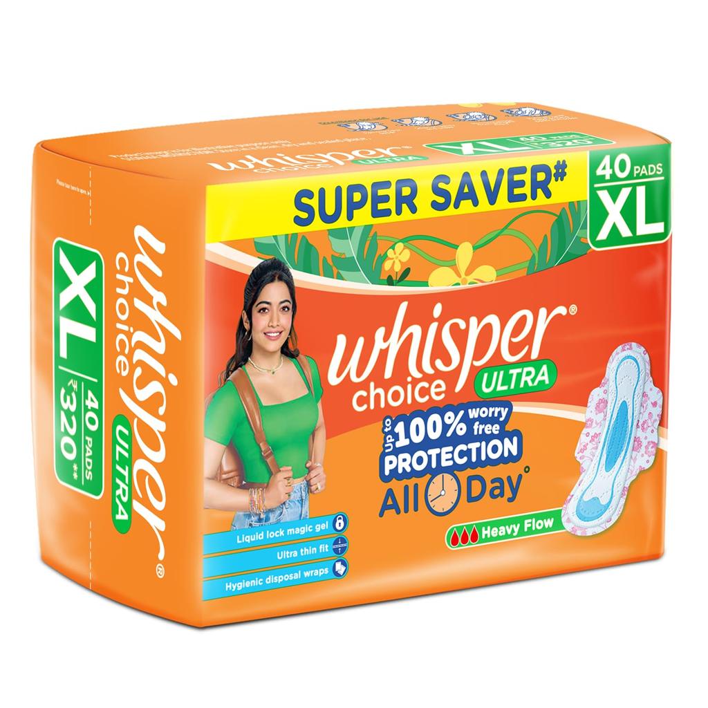 Whisper Choice Ultra XL – 40 Pads – image 2