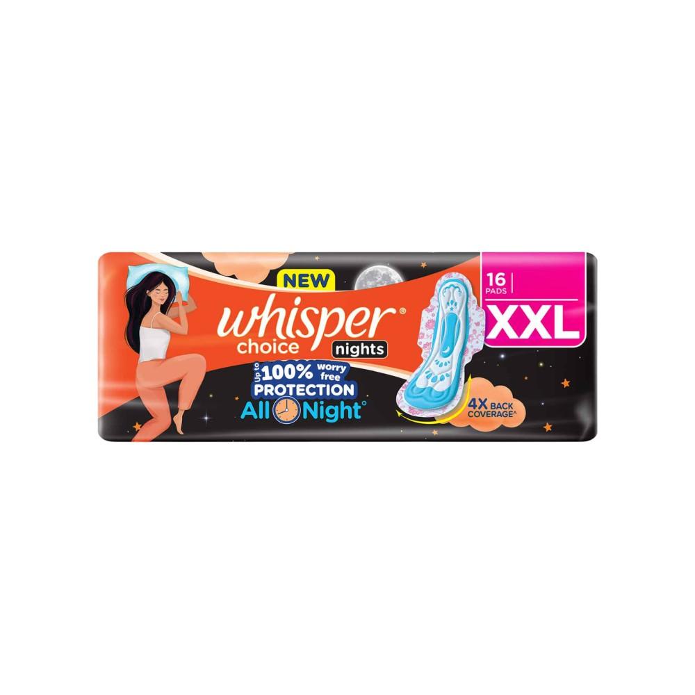 Whisper Choice All Night XXL – 16 Pads
