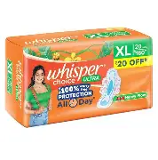 Whisper Choice Ultra XL – 20 Pads – image 1