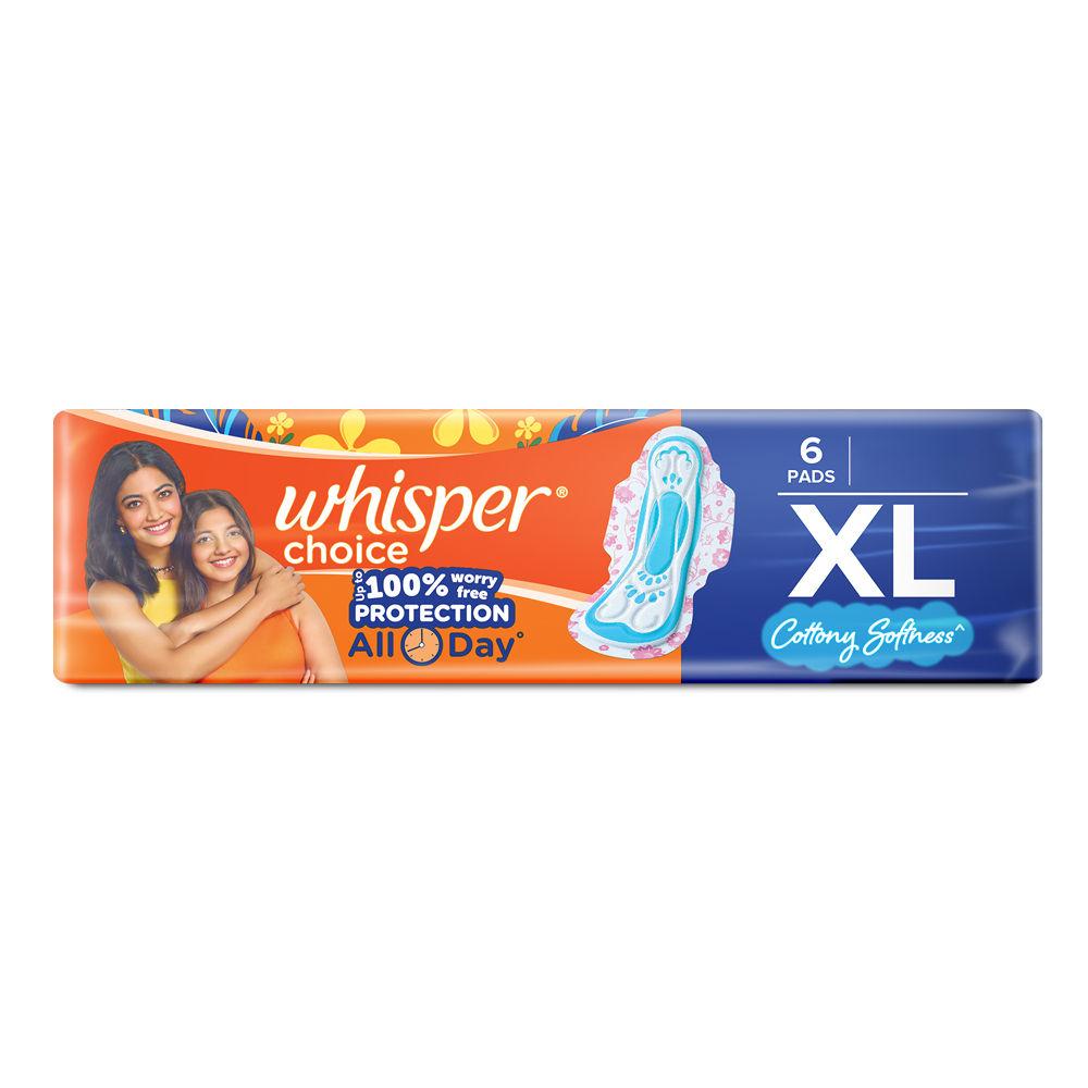 Whisper Choice All Day XL – 6 Pads – image 2