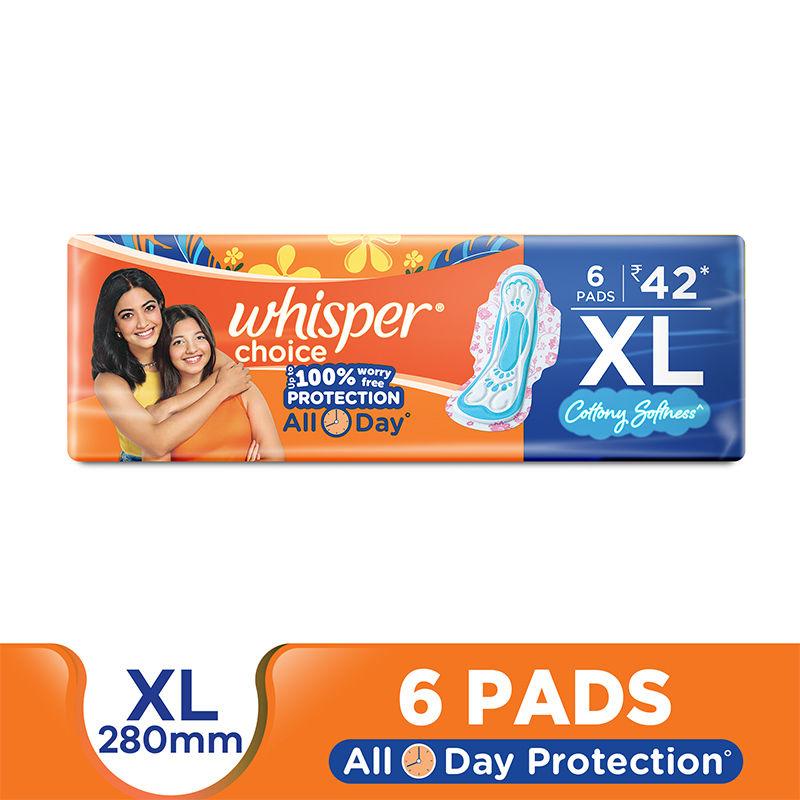 Whisper Choice All Day XL – 6 Pads – image 3