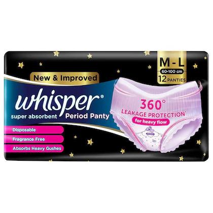 Whisper Period Panty M–L – 12 Panties – image 2