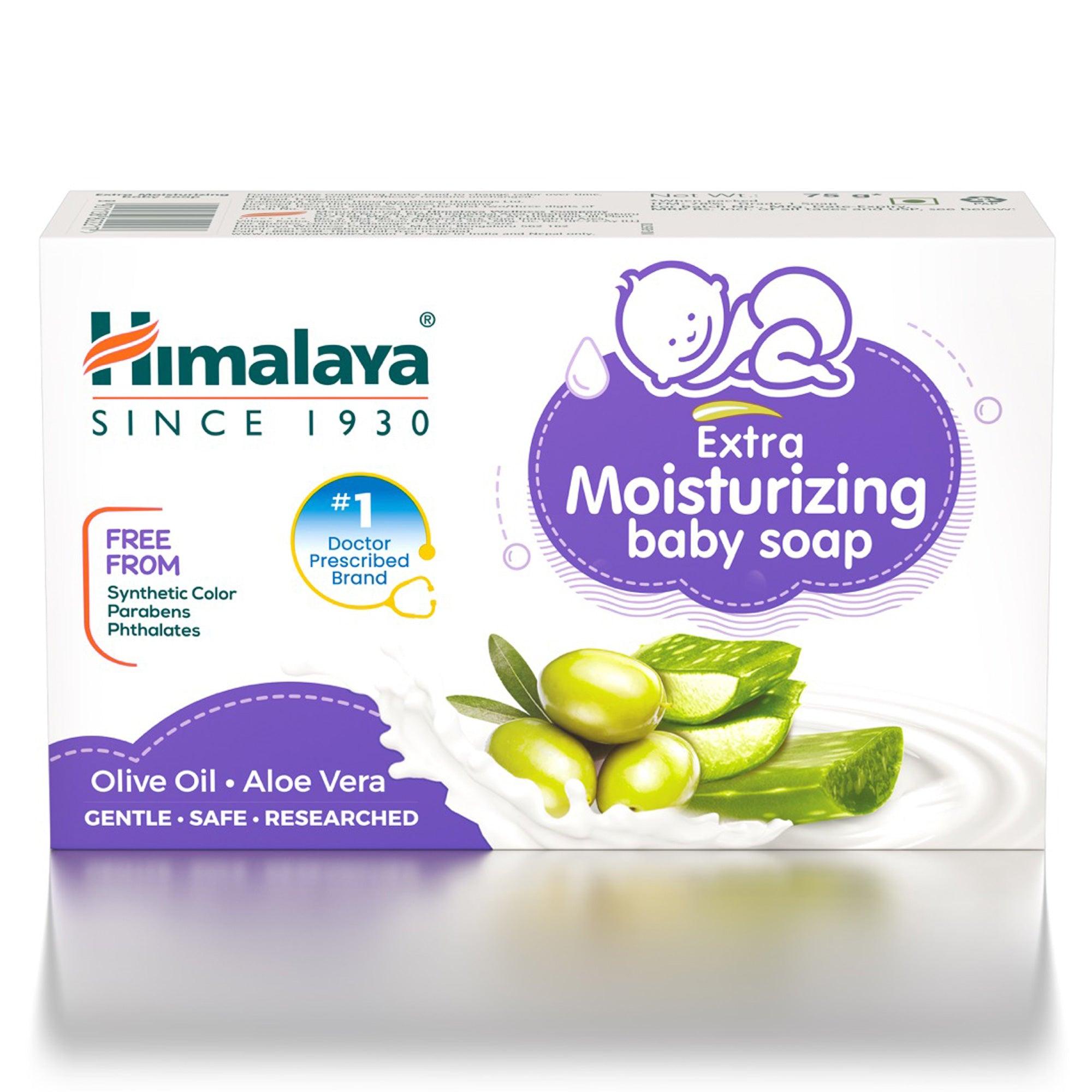 Himalaya Extra Moisturizing Baby Soap with Olive Oil & Aloe Vera – 125 g – image 3