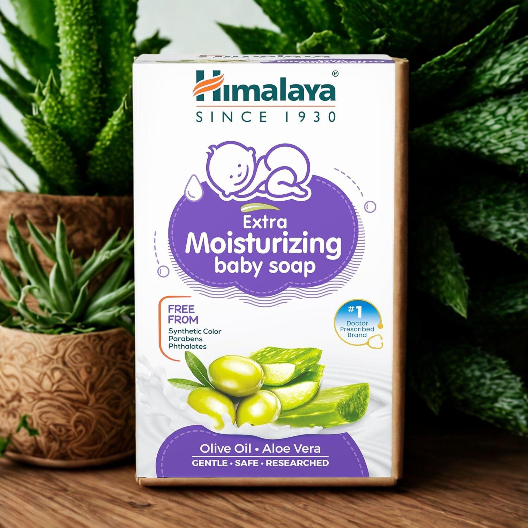 Himalaya Extra Moisturizing Baby Soap with Olive Oil & Aloe Vera – 125 g – image 4