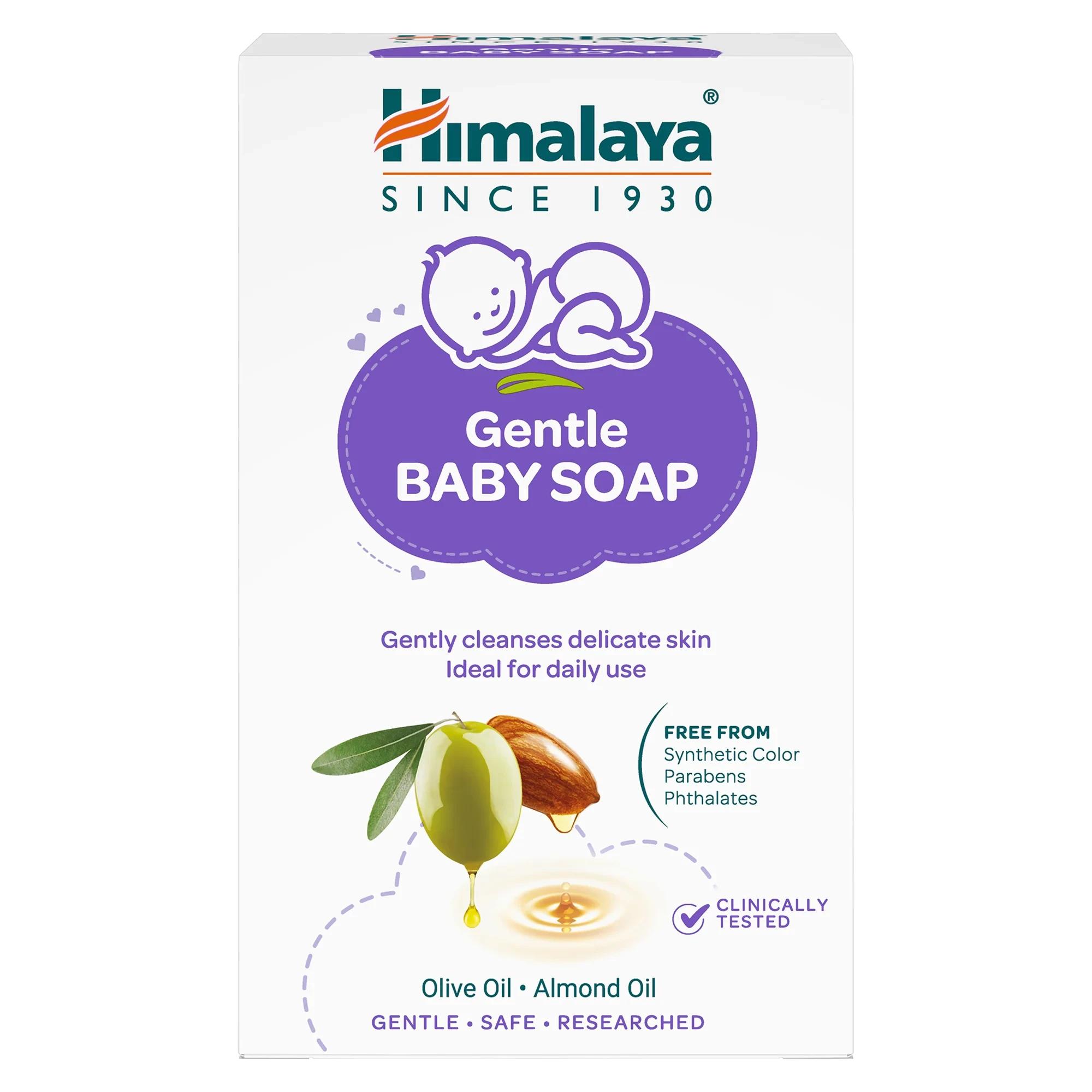 Himalaya Gentle Baby Soap with Olive Oil & Almond Oil – 125 g – image 2