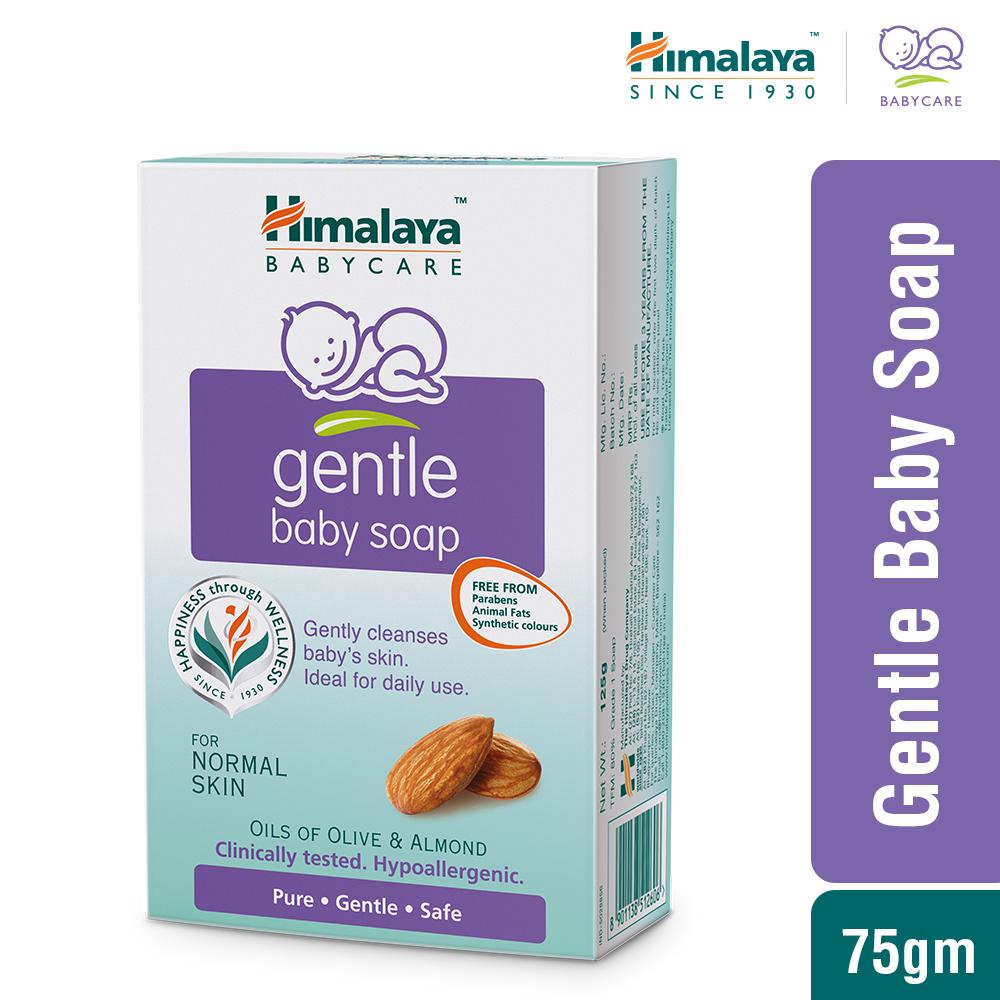 Himalaya Gentle Baby Soap with Olive Oil & Almond Oil – 75 g – image 1