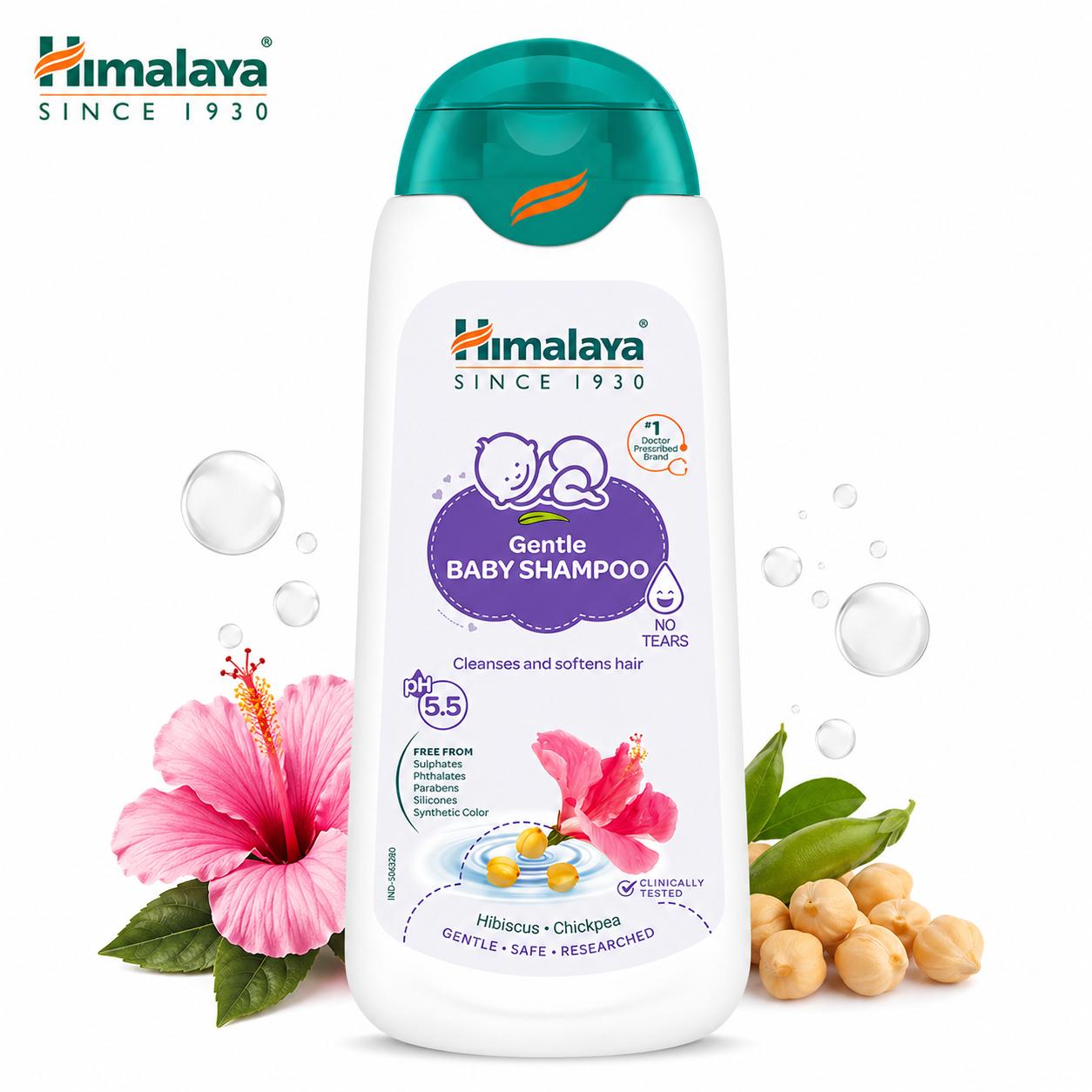 Himalaya Gentle Baby Shampoo with Hibiscus & Chickpea – 200 ml – image 2