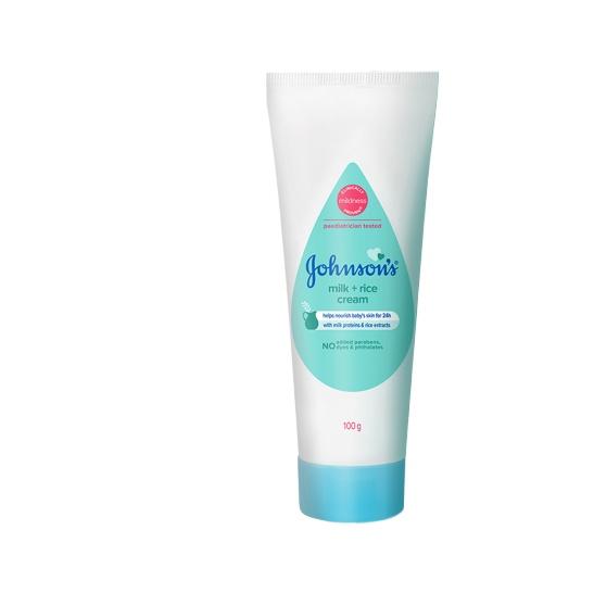Johnson's Baby Cream Nourishing Milk & Rice – 100 g – image 1
