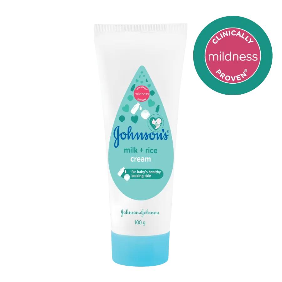 Johnson's Baby Cream Nourishing Milk & Rice – 100 g – image 2