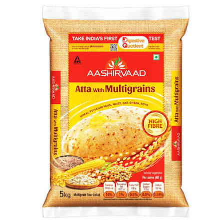 Aashirvaad High Fibre Multigrain Atta – image 2