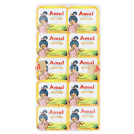 Amul Pasturised Butter Chiplet, 100 g (10 pcs) – image 2