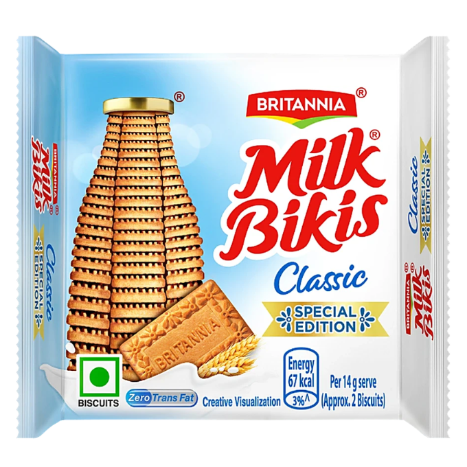 Britannia Milk Bikis Classic Biscuits, 57.5g – image 1