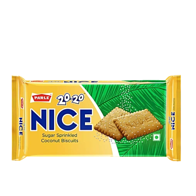 Parle 20-20 Nice Sugar Sprinkled Coconut Biscuits, 500 g – image 1