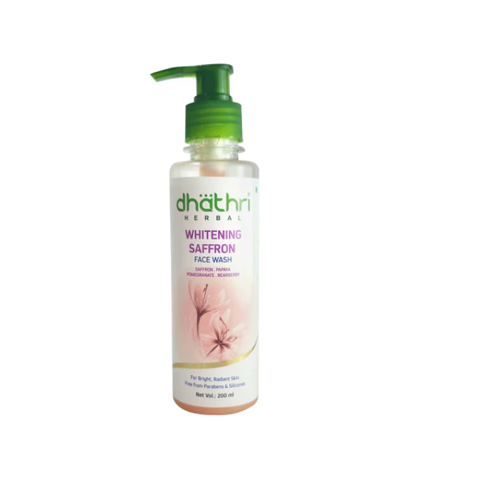 Dhathri Saffron Facewash To Reduce Blemishes & Enhance Glow - 200 ml – image 1