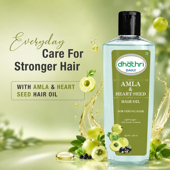 Dhathri Amla & Heart Seed Hair Oil  – image 2