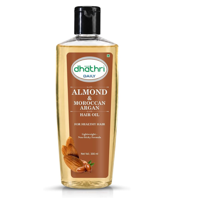Dhathri Almond & Moroccan Argan Hair Oil 300 ml