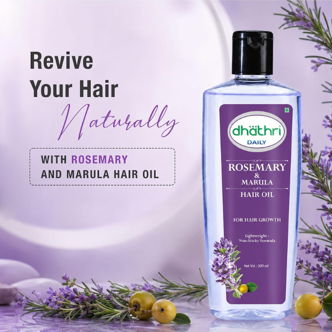 Dhathri Rosemary and Marula Hair Oil 300 ml – image 2