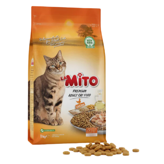 Cat Dry Food - La Mito Chicken Adult Cat Dry Food – 1kg