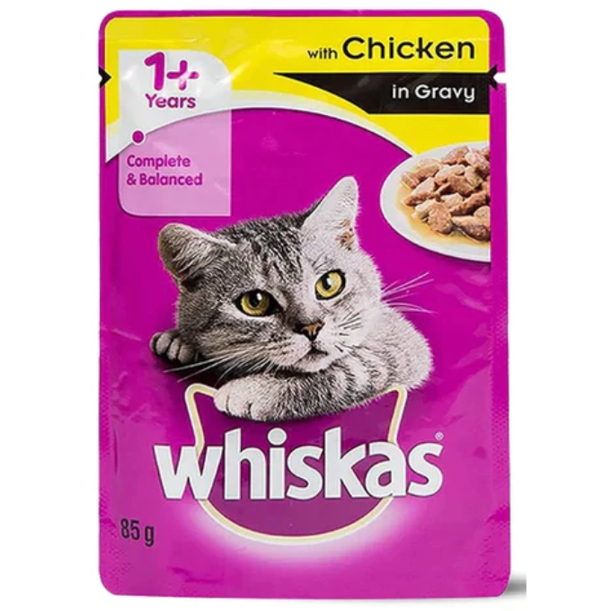 Cat Wet food - Whiskas Chicken Adult Cat Wet Food (85g)