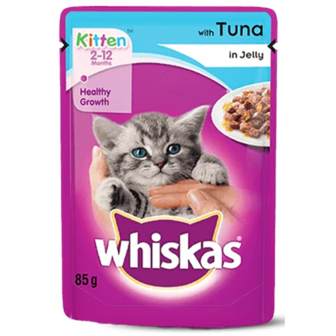 Cat Wet Food - Whiskas Tuna Kitten Cat Wet Food 85g – image 1