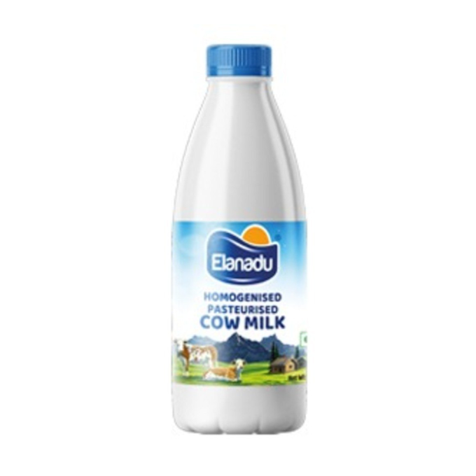 Elanadu Homogenised Pasteurised Cow Milk 1 Ltr