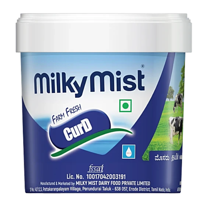 Milky Mist Farm Fresh Curd/Dahi, 1 kg Tub – image 1