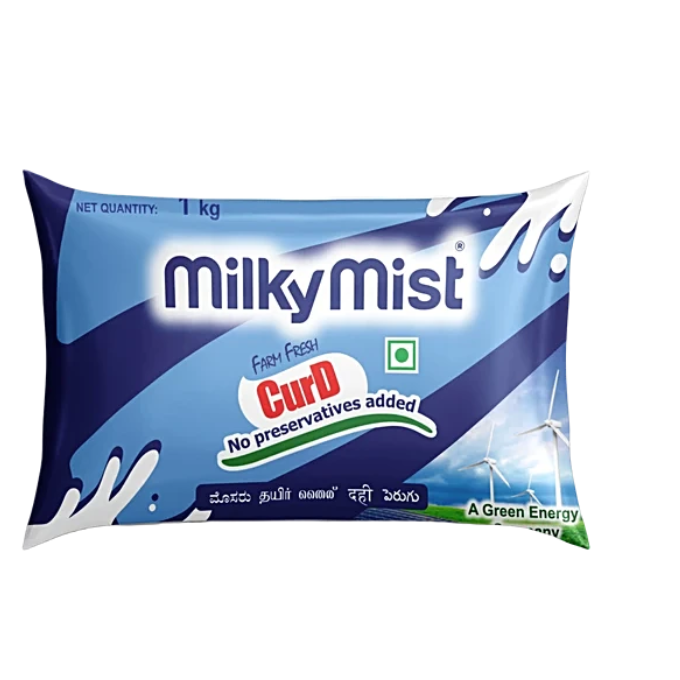 Milky Mist Curd, 1 kg Pouch