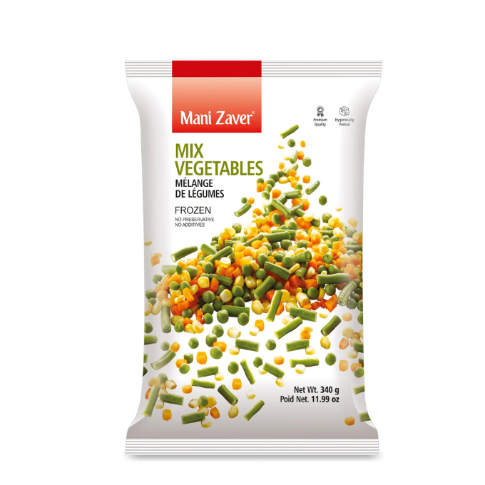 Mani Zaver Ready to Cook Mix Vegetables(340gms)