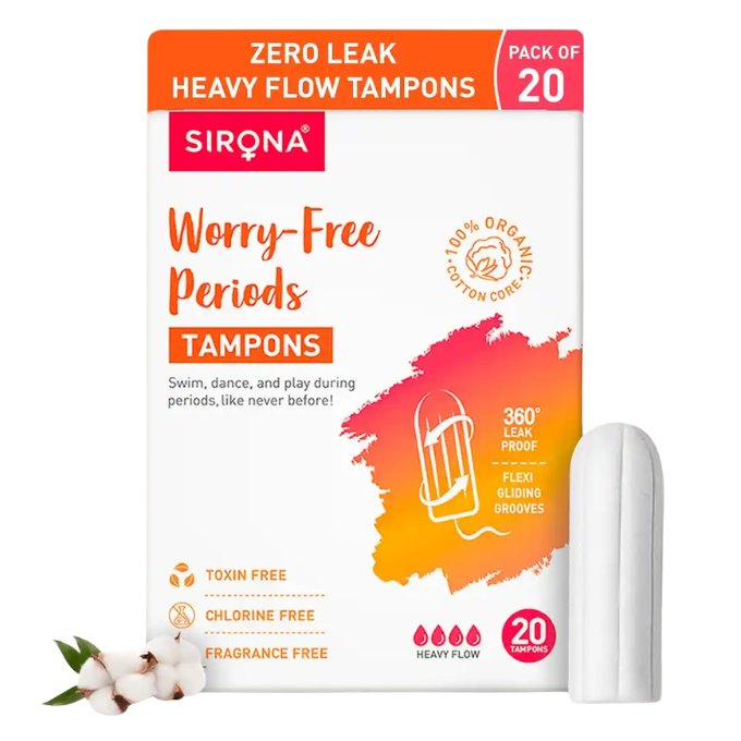 Sirona Heavy Flow Tampons – image 1