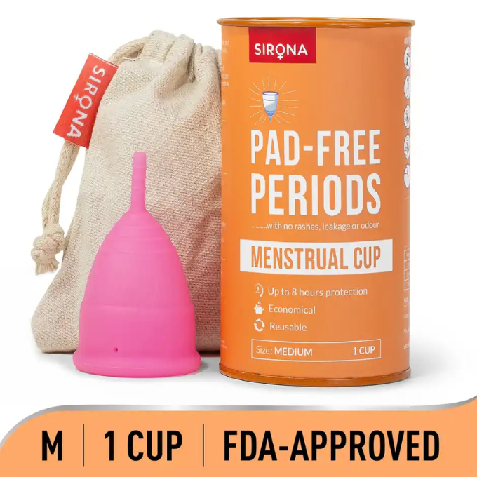 Sirona Reusable Menstrual Cup Medium