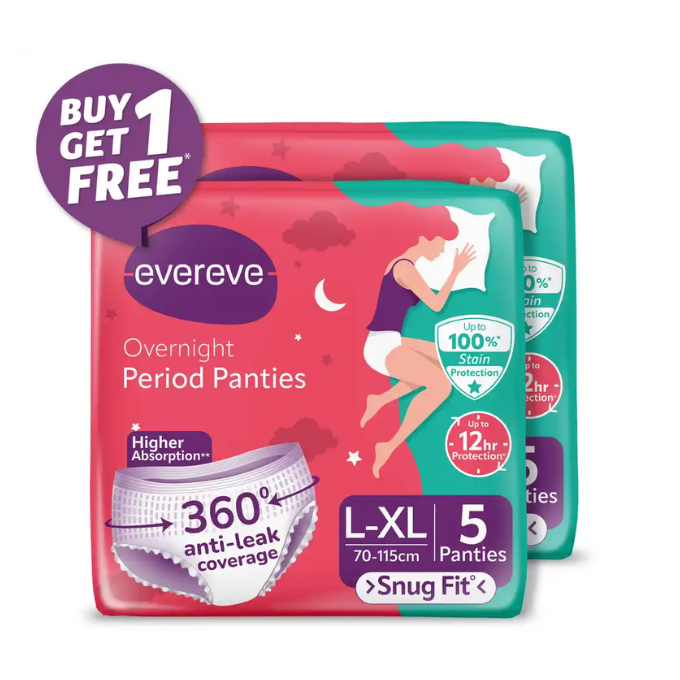 Evereve Overnight Disposable Period Panties | L-XL