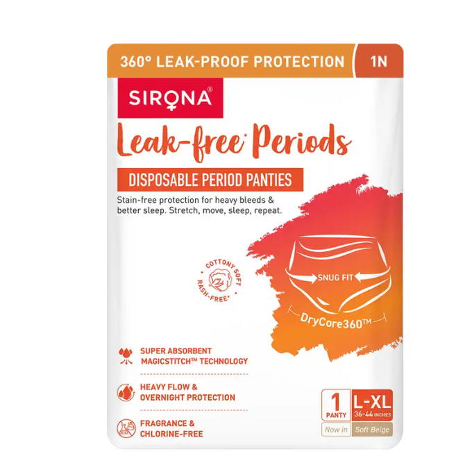 Sirona Disposable Period Panties L-XL 